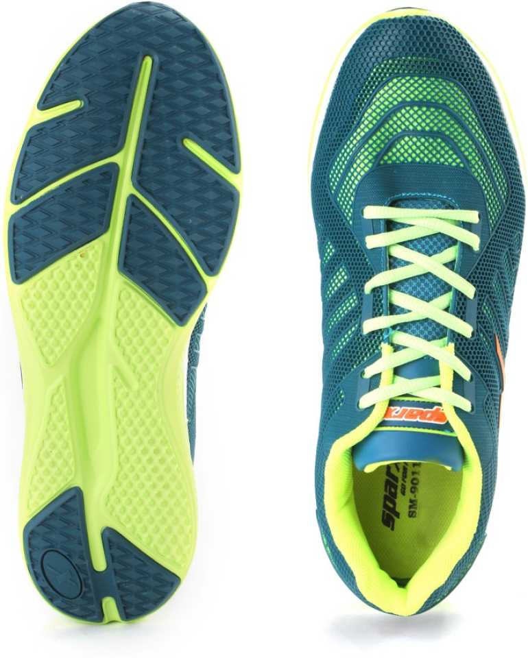 SPARX SUBLITE XT CUSHION GRFTMT Men Running Shoes For Men(Blue, Green) image 3